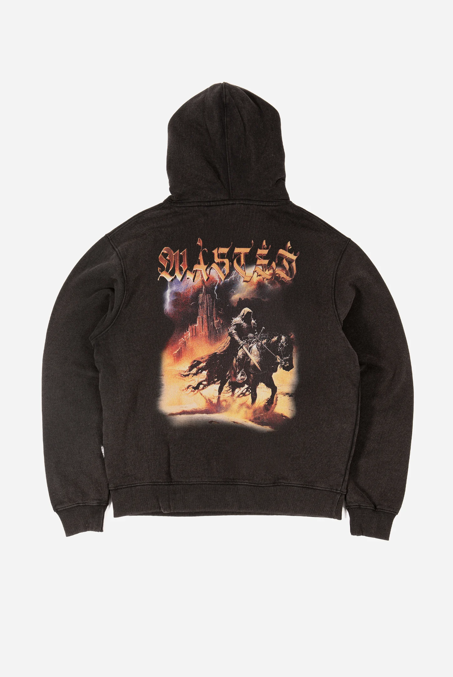 Mirage Hoodie Faded Black Wasted Paris - Imagen 4
