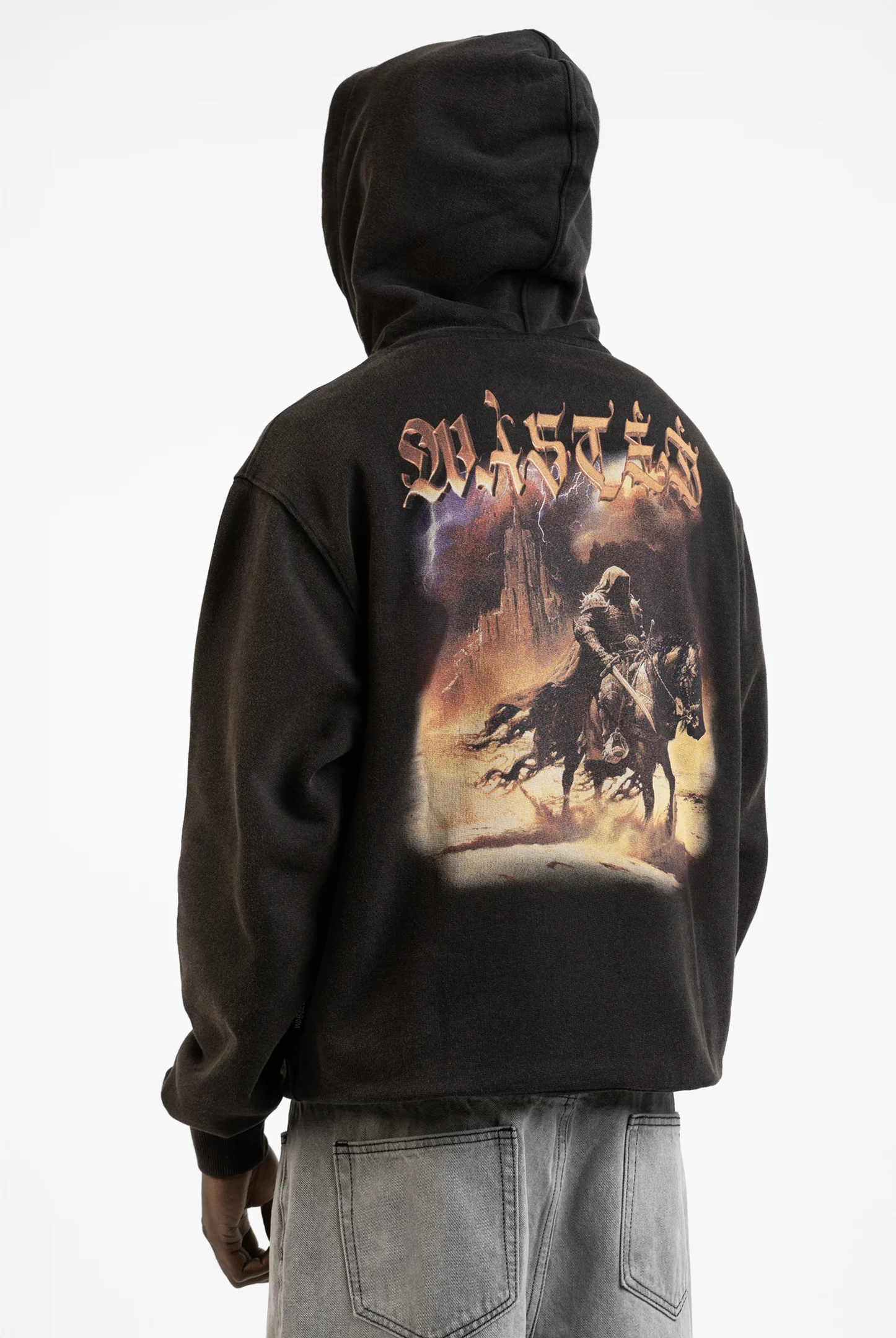 MIRAGE HOODIE FADED BLACK