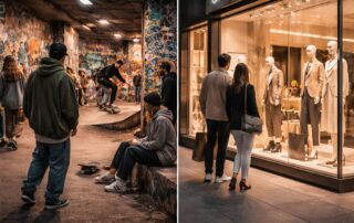 streetwear vs mainstream fashion