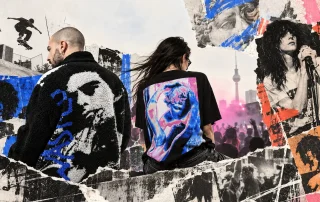 Editorial collage with Wasted Paris, Vertere Berlin and Deva States cultural references