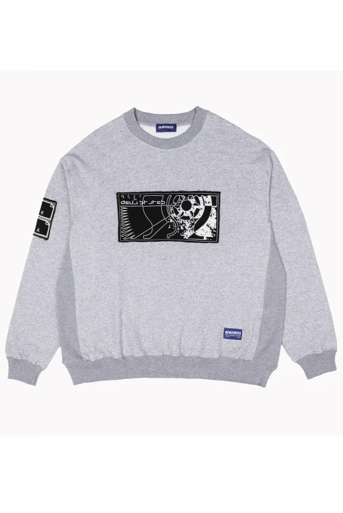 Deva States Blight Crewneck Sweatshirt chest