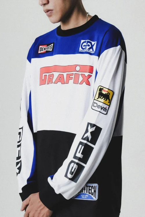 Deva States Absolute L/S Mesh Jersey Blue Multi